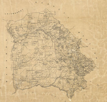 Part of the Darling Downs district pastoral holdings in 1897